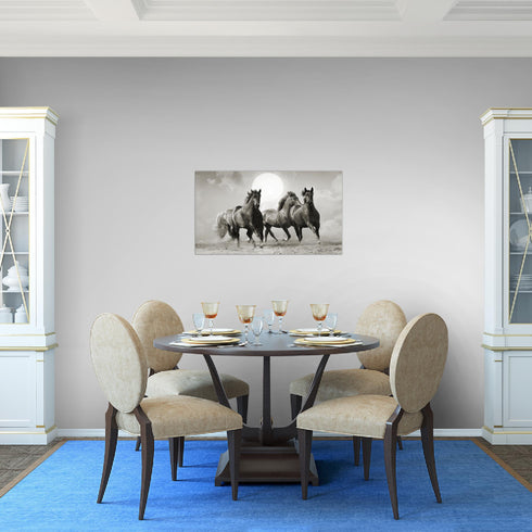 Wandbilder Wohnzimmer XXL Pferde Moderne Bilder Tiere